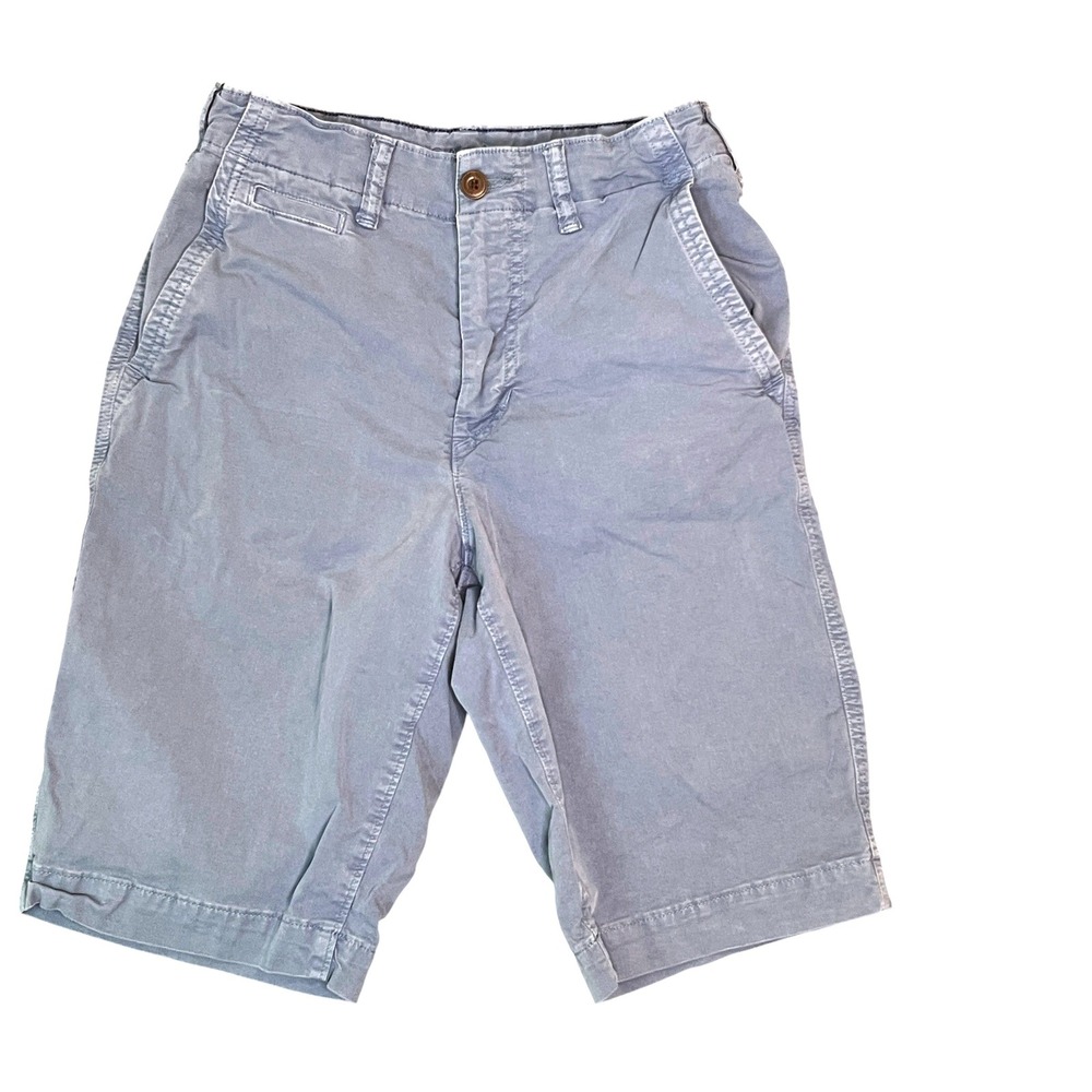 American Eagle Chino Shorts Mens 29 Blue Next Level Flex Stretch Casual Summer